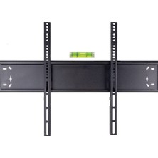 Kutsan 65 inç Lg Uyumlu Led ve Lcd Tv Sabit Duvar Askı Aparatı + Su Terazili 165 cm Ekran İçin Sabit Montaj