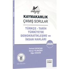 İmtiyaz Yayıncılık 2026 Kaymakamlık Çıkmış Sorular Türkçe - Tarih Türkiye'de Demokratikleşme ve Insan Hakları-
