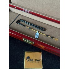 Premium 1.48 Gr. 14K Altın Kişiye Özel Püskül Dizayn Bilekboy Sıkma Kehribar Tesbih