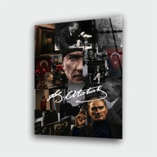 Alper Reklam Atatürk Cam Tablo