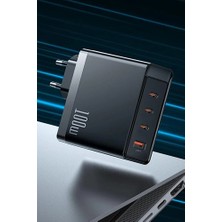 Light Nova 100W Gan Pd Hızlı Şarj Adaptörü | | 1xusb | 3xtype-C | Laptop ve Telefon Uyumlu