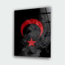 Alper Reklam Ay Yıldız Cam Tablo