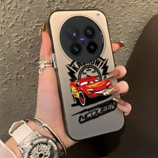 Ucuc Vivo X200 Pro Uyumlu Sert Akrilik Arka Silikon Kenar Lens Koruma Şık Baskı Kılıf