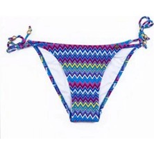 MiraLive Black Spade Kadın Için Baskılı Desenli Alt Bikini 8253