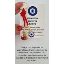 Svc Aksesuar Yeni Yıl Hediyesi Bolluk Bereket Nar Anahtarlık -  10 cm