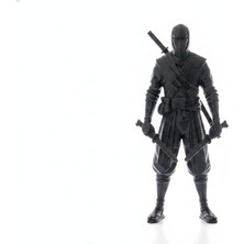 Figüro Siyah Ninja Savaşçı Koleksiyon Figürü - 18CM Taktik Zırhlı