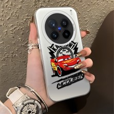 Ucuc Vivo X200 Pro Uyumlu Sert Akrilik Arka Silikon Kenar Lens Koruma Şık Baskı Kılıf