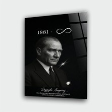 Alper Reklam Atatürk Cam Tablo