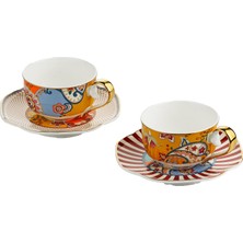 LuckyArt Paisley Bone 2’li Çay Fincanı Seti 250 ml