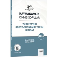 İmtiyaz Yayıncılık 2026 Kaymakamlık Çıkmış Sorular Türkiye'nin Sosyo-Ekonomik Yapısı İktisat-
