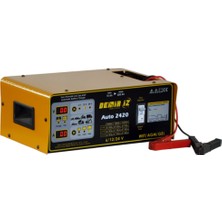 Demiriz Auto 2420 - 6 Volt - 12 Volt - 24 Volt / 20 Amper Tristör Kontrollü Tam Otomatik Akü Sarj Cihazı
