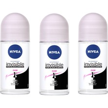 Nivea Kadın Invisible Black White Clear Roll-On 50 ml 48 Saat Etkili Deodorant