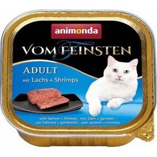 Zemira Home Vom Feinsten Somonlu ve Karidesli Yetişkin Kedi Konservesi 100 gr