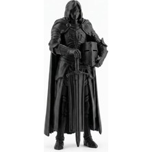 Figüro Mat Siyah Karanlık Kadın Şövalye - 3D Baskı Koleksiyon Figürü