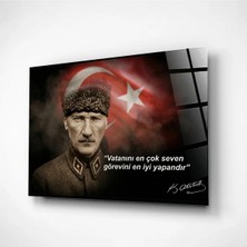 Alper Reklam Atatürk Cam Tablo