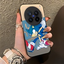Ucuc Vivo X200 Pro Uyumlu Sert Akrilik Arka Silikon Kenar Lens Koruma Şık Baskı Kılıf