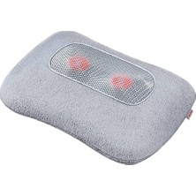 Mg 145 Sırt-Ense Masaj Cihazı, Rahatlatıcı Shiatsu Masajı Için, Isıtma Fonksiyonu, Yıkanabilir Kılıf, 4 Masaj Başlığı, 34X23X11CM, Gri