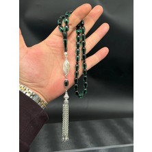 Uzun Ağır Tesbih Sevenlere Özel Renk Ateş Kehribar Tesbih