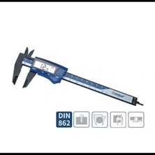 Dasqua 0-150MM Djital Plastik Kumpas 0.01MM 2035-0005