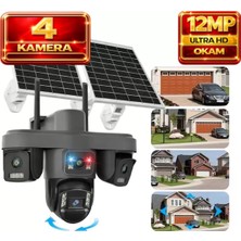 O-Kam OK-335PREMIUM4G 4g 4 Lens Aov Solar Çi̇ft Panel Çakarli