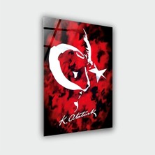 Alper Reklam Atatürk Cam Tablo