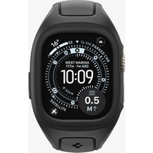 Spigen Apple Watch 49mm Ultra 3/2/1 ile Uyumlu Kılıf & Kordon Liquid Air Pro Kaymaz Dokulu Yüzey Siyah Kayış - ACS05463 (Spigen TR Garantili)