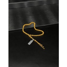Seçkinliğin Sessiz Imzası Premium Series 22 Gr. 22K Altın Kaplama Gümüş Tesbih