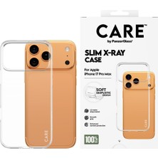 Panzer Glass Care By Panzerglass® iPhone 17 Pro Max Moda Kılıf X-Ray Şeffaf Soft Basic