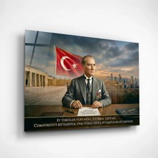 Alper Reklam Atatürk Cam Tablo