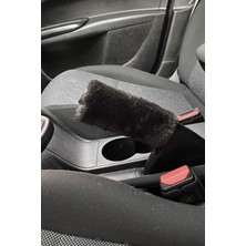 Zemira Home Yumuşak Peluş El Freni Süsü Siyah