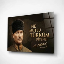 Alper Reklam Atatürk Cam Tablo