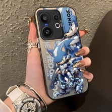 Ucuc Vivo X200 Fe Uyumlu Sert Akrilik Arka Silikon Kenar Lens Koruma Şık Baskı Kılıf