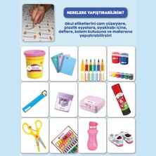 Yunus Copy Okul Etiketi Kalem Defter Etiketi Deniz Perisi Özel Isim Yazılabilen Etiket - 252ADET