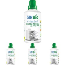 Sır Bio Bitkisel Özlü Bulaşık Makinesi Jel Deterjanı 1000 ml (4 Paketi)