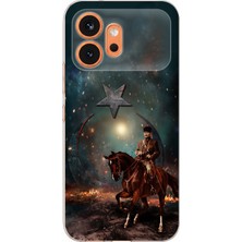 TechTree Honor 600 Uyumlu Atatürk At Üstünde Zafer Baskılı Silikon Kılıf