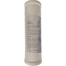 Evora Kapaklı Sediment Filtre 10" 5 Mikron Su Arıtma Aksesuarı Yüksek Kapasite ile Etkili Filtrasyon
