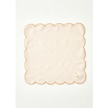 Bella Maison Daisy Scallop Kenar Peçete Bej (40X40 Cm)
