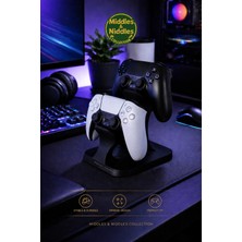 Middles & Niddles Collection Play Station / Xbox Series x / S – Xbox One Uyumlu Çiftli Oyun Kolu Standı | Gamepad Tutucu Masa Düzenleyici Stand