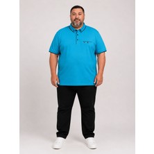 26-7057 Lacaton Erkek Büyük Beden Kısa Kol T-Shirt