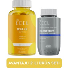 Vita Ceel 2’li D3 K2 Vitamin Gummy ve Magnezyum Complex Tablet