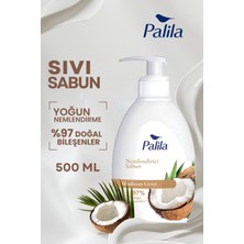 Palila Nemlendirici Sıvı Sabun Krem Etkili Hindistan Cevizi Özlü 500 ml