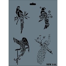 Ronanna Rich New Seri N-144 Stencil 35X25 cm
