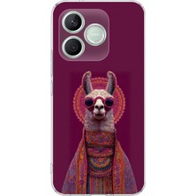 TechTree Honor 600 Lite Uyumlu Kozmik Lama Baskılı Silikon Kılıf