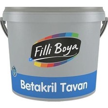 Filli Boya Betakril Beyaz Tavan Boyası 17,5 kg Mat Yüksek Kapatıcılık ile Kolay Uygulama