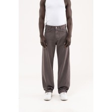 Machinist Erkek Soft Surfaced Baggy Relaxed Jean Pantolon Taş