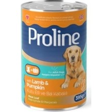 Proline Pate 395 gr Içinde Et Parçacıklı Kuzu Etli ve Bal Kabaklı Yetişkin Konserve Köpek Maması