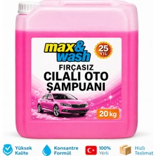 Max&Wash 20KG Fırçasız Cilalı Oto Şampuan 1/60
