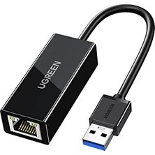 USB 3.0 To Gigabit Ethernet Dönüştürücü Adaptör Siyah