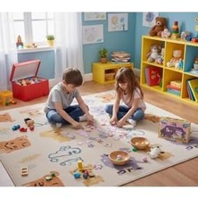 Pembe - The Pink Cat Uyku Zamanı Desenli Lisanslı 100 Parça 34X24CM Çocuk Puzzle Yapboz Serisi