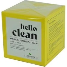 Hello Clean Yağ Bazlı Temizleyici Balm Aydınlatıcı, Canlandırıcı + Saf Vitamin C 100 ml